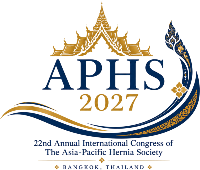 APHS 2027 logo &mdash; 22nd Annual International Congress of the Asia Pacific Hernia Society, Bangkok, Thailand